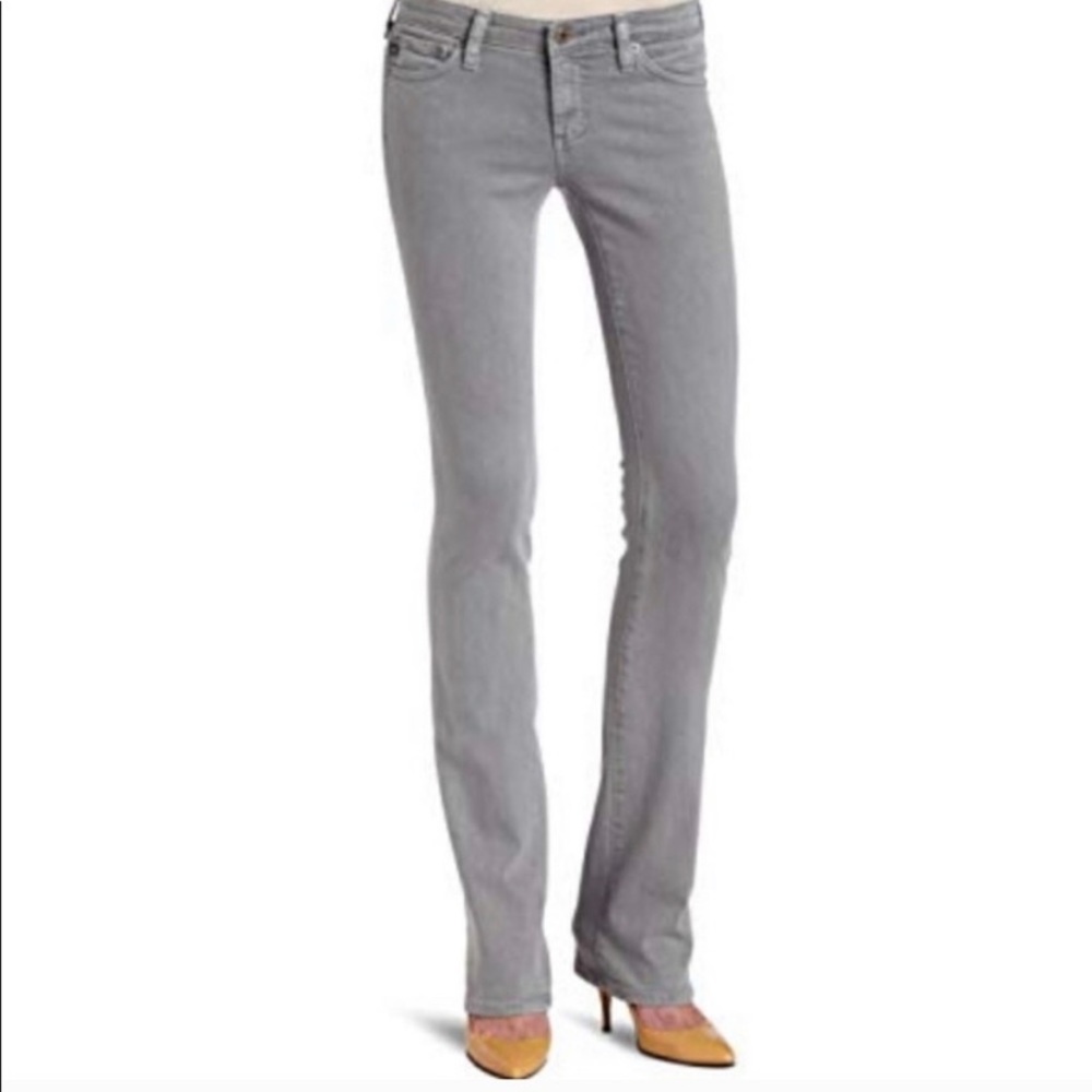 AG Adriano Goldschmied Gray Ballad Slim Boot Jean